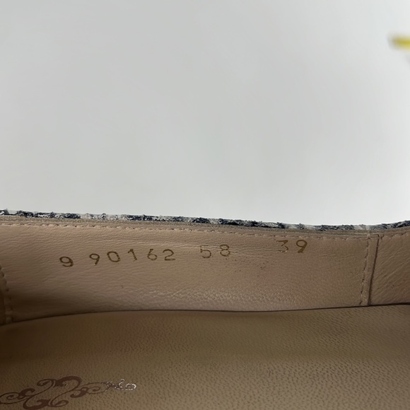 BRENDA ZARO BURGANDY SUEDE PYTHON PRINT HEELS MADE IN SPAIN - Picture 8 of 10